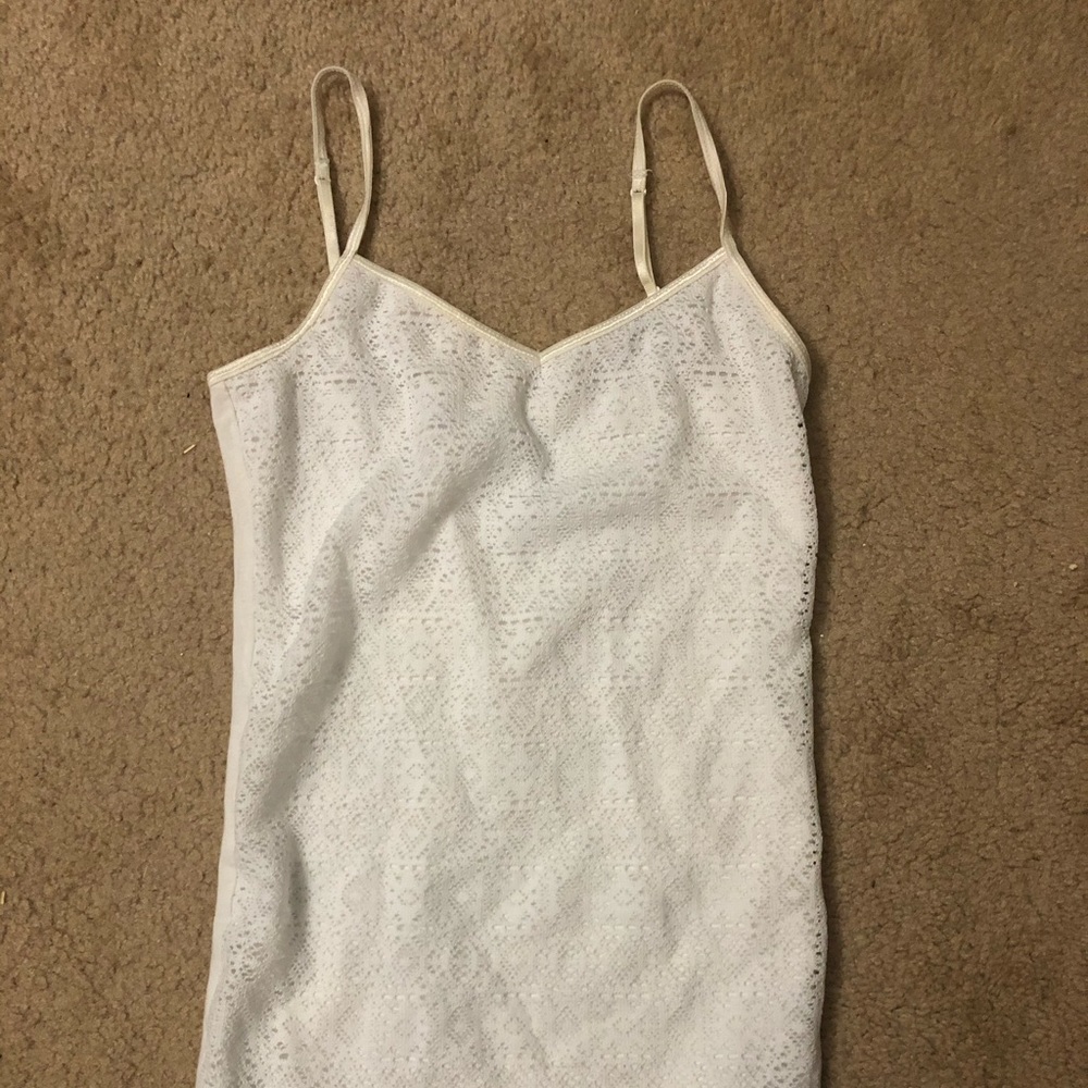 White lace cami